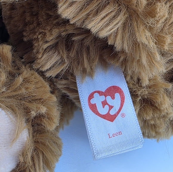 Ty Attic Treasures Cuddlys Leon Lion Stuffed Animal Plush - Picture 5 of 8